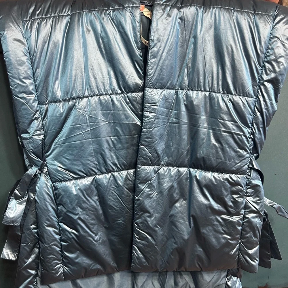 Anthropologie Blue Quilted Vest - Picture 1 of 4